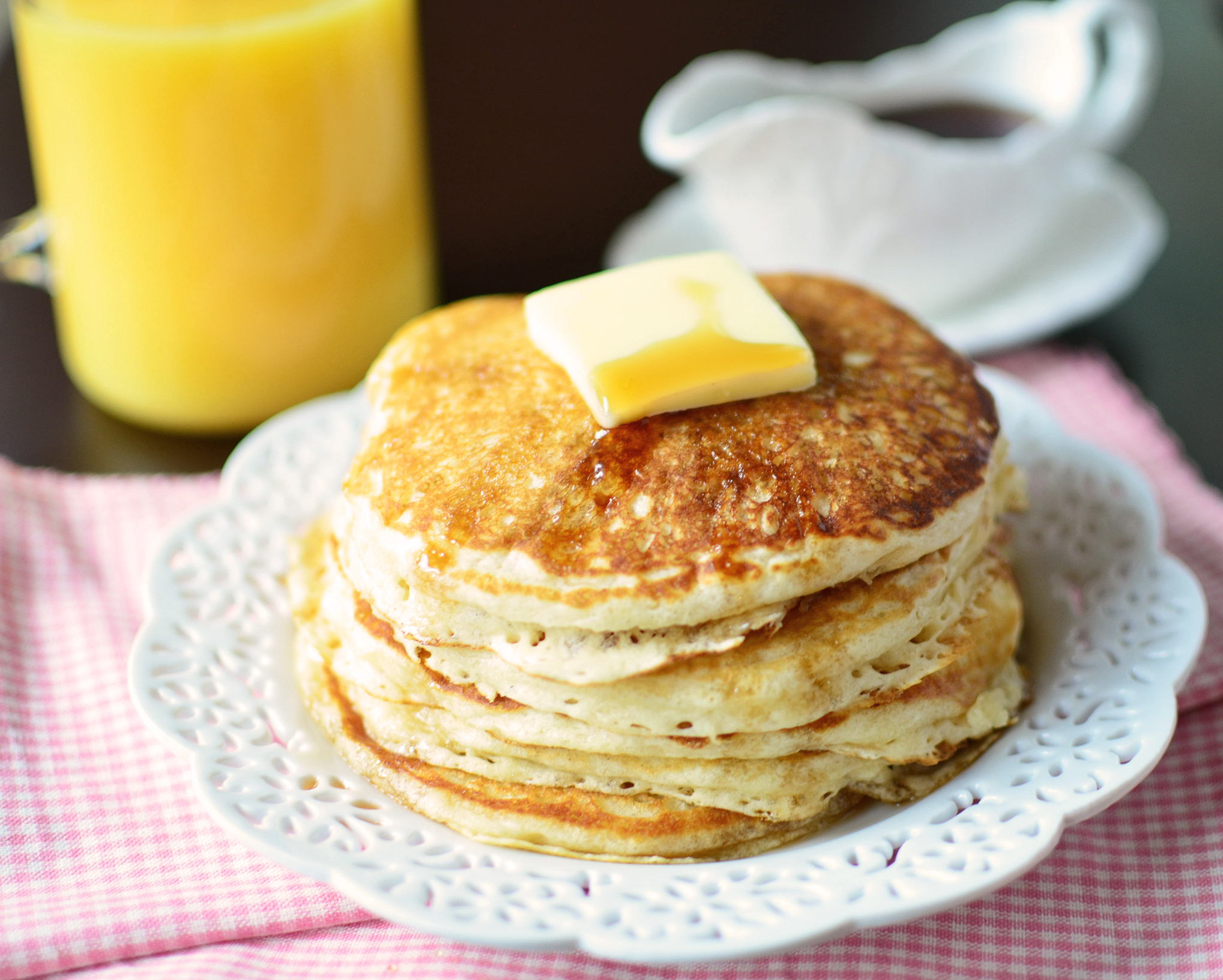 Fluffy Buttermilk Pancakes - Simple, Sweet &amp; Savory