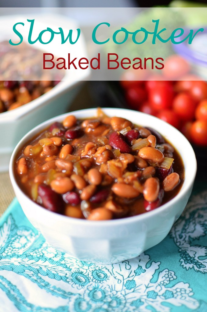 Slow Cooker Baked Beans Tall text