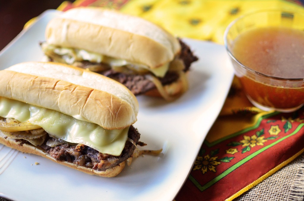 Slow Cooker French Dip Sandwiches - Simple, Sweet & Savory