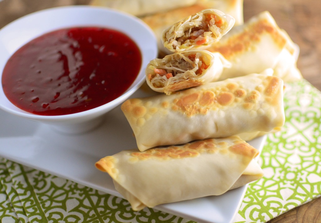 Baked Chicken Egg Rolls - Simple, Sweet & Savory