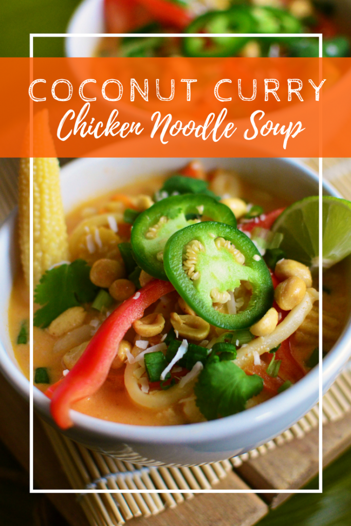 Coconut Curry Chicken Noodle Soup - Simple, Sweet & Savory